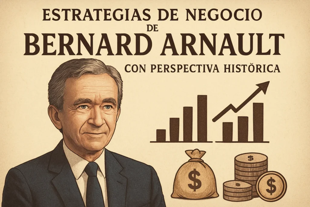 estrategias de negocio de Bernard Arnault con perspectiva histórica
