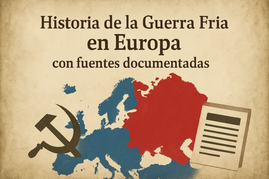 historia de la Guerra Fría en Europa con fuentes documentadas