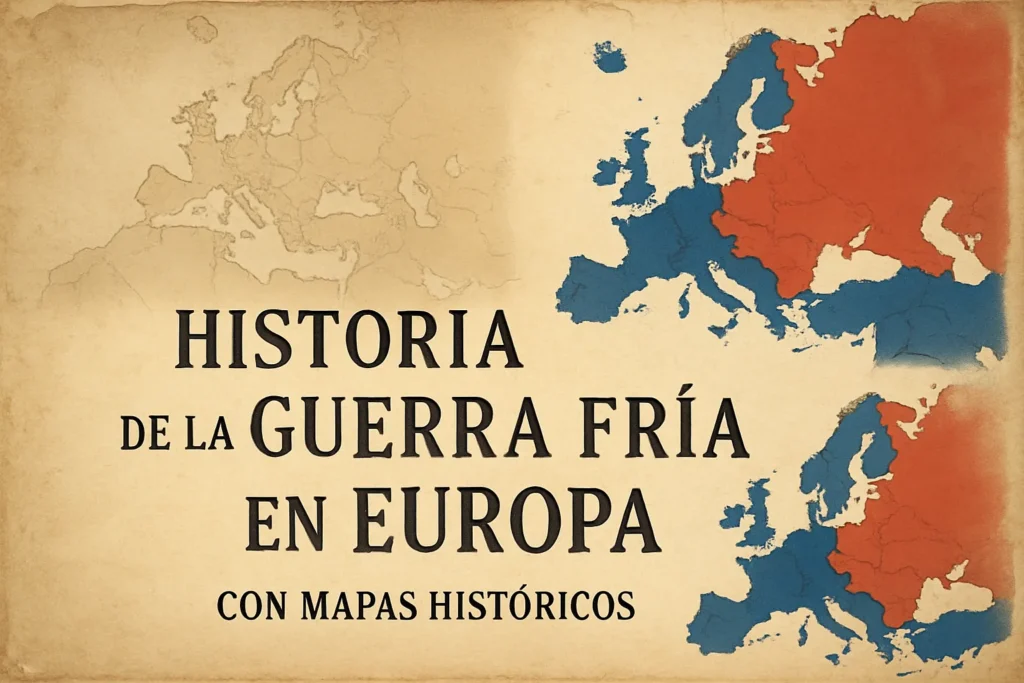 historia de la Guerra Fría en Europa con mapas históricos