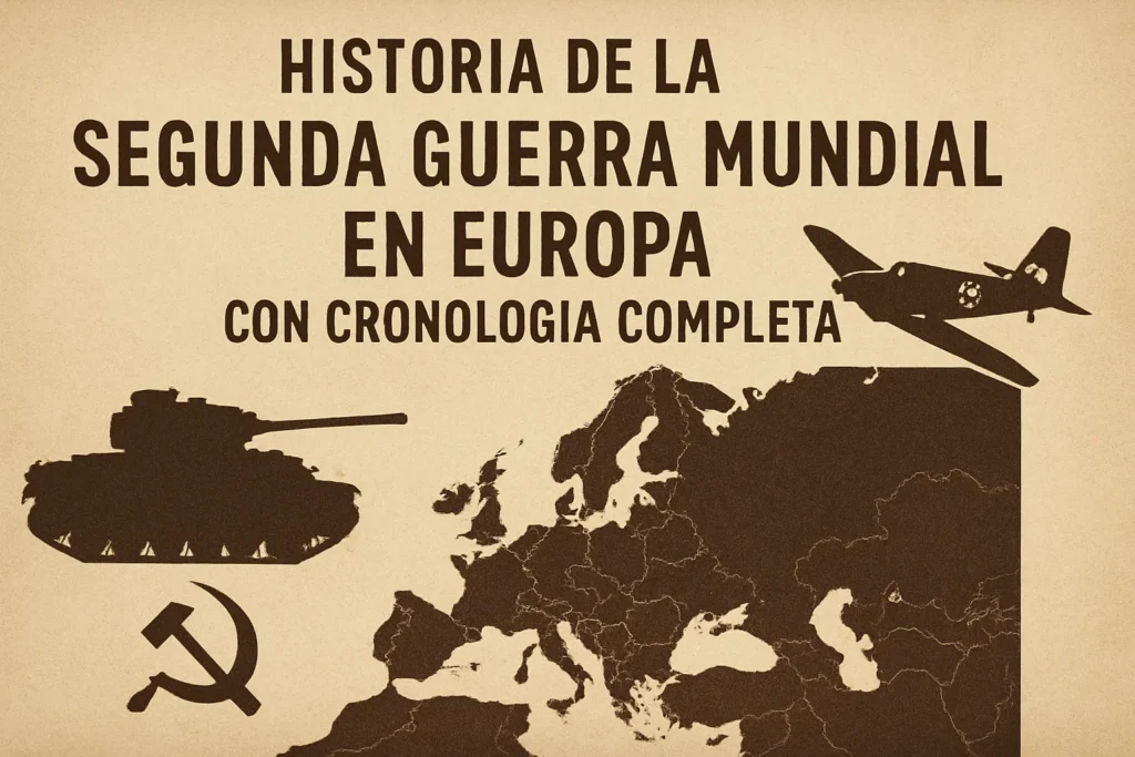 historia de la Segunda Guerra Mundial en Europa con cronología completa
