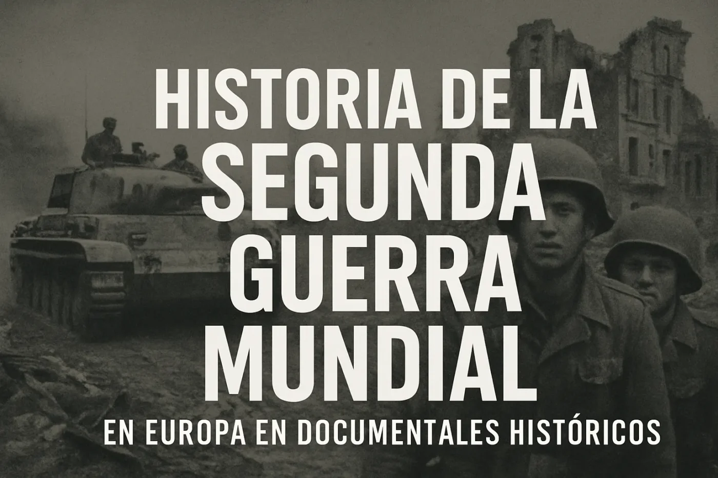 historia de la Segunda Guerra Mundial en Europa en documentales históricos
