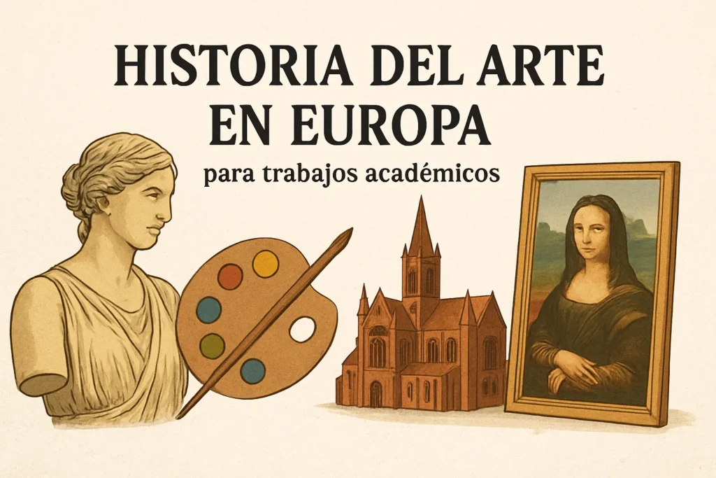 historia del arte en Europa para trabajos académicos