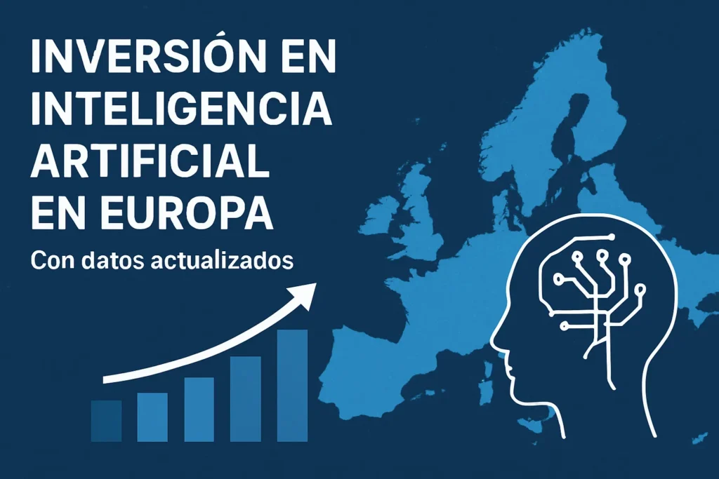 inversión en inteligencia artificial en Europa con datos actualizados