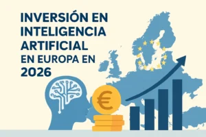 inversión en inteligencia artificial en Europa en 2026