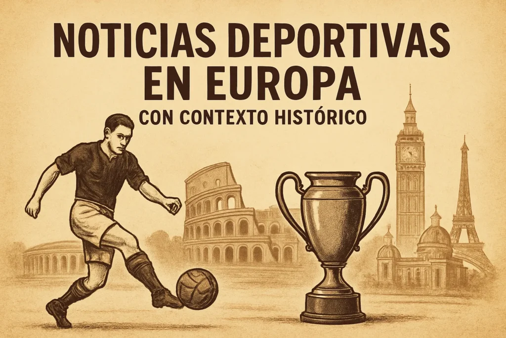 noticias deportivas en Europa con contexto histórico
