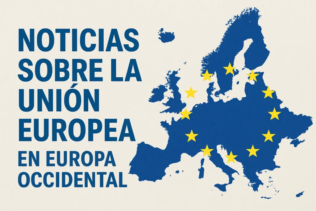 noticias sobre la Unión Europea en Europa Occidental