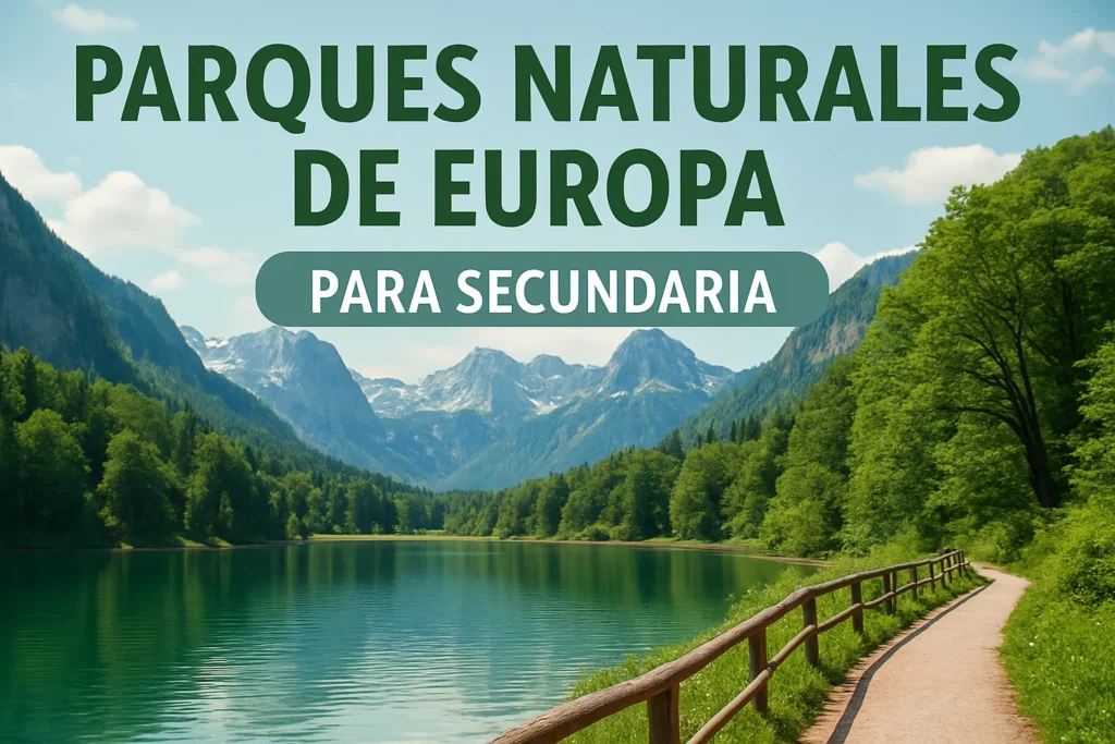 parques naturales de Europa para secundaria