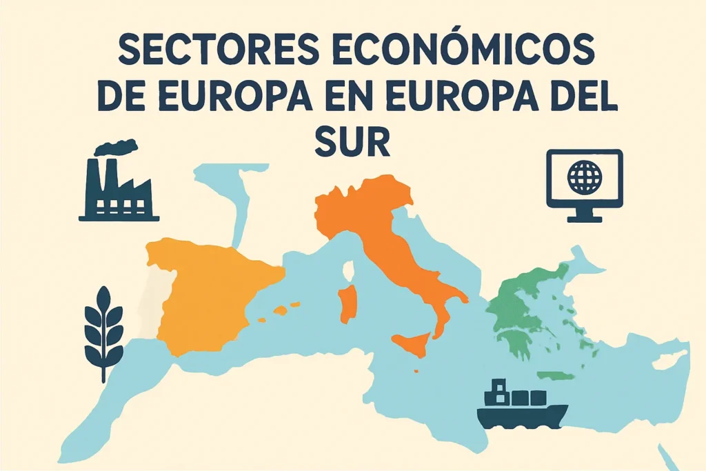 sectores económicos de Europa en Europa del Sur