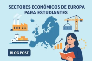 sectores económicos de Europa para estudiantes