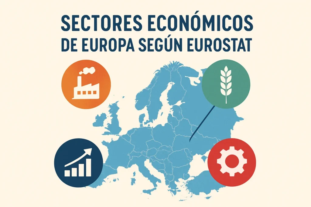 sectores económicos de Europa según Eurostat