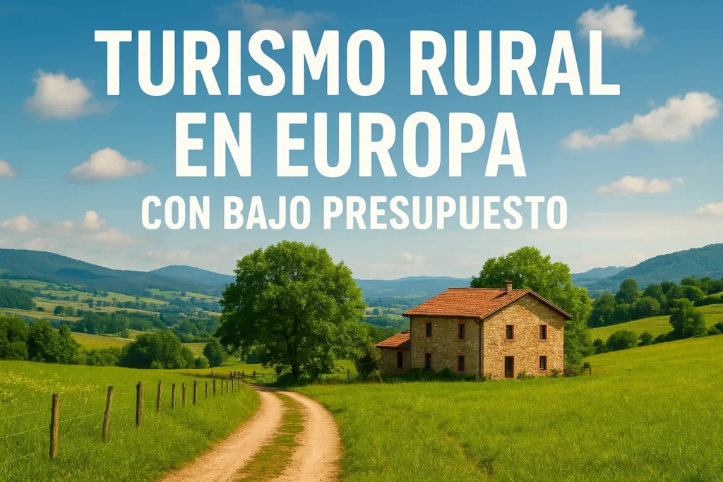 turismo rural en Europa con bajo presupuesto