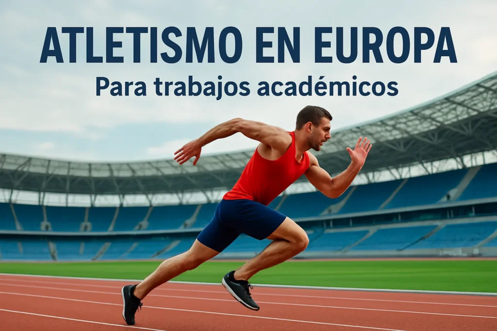 atletismo en Europa para trabajos académicos