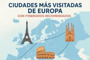 ciudades más visitadas de Europa con itinerarios recomendados