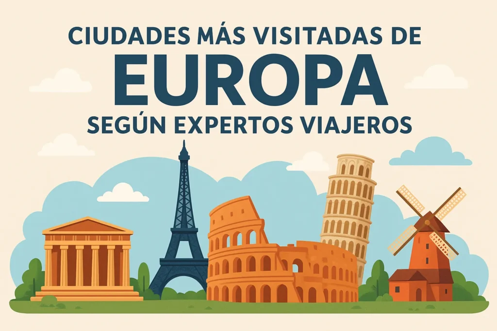 ciudades más visitadas de Europa según expertos viajeros