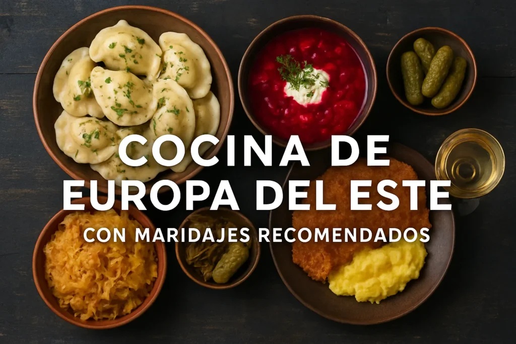 cocina de Europa del Este con maridajes recomendados