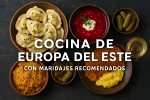 cocina de Europa del Este con maridajes recomendados