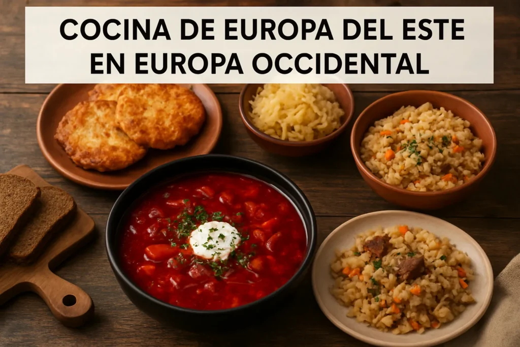 cocina de Europa del Este en Europa Occidental