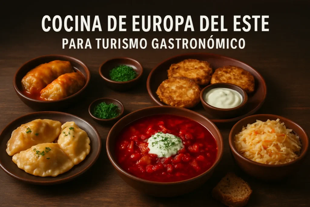 cocina de Europa del Este para turismo gastronómico