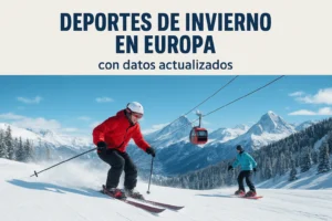 deportes de invierno en Europa con datos actualizados