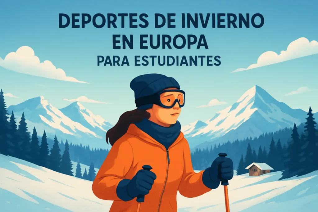 deportes de invierno en Europa para estudiantes