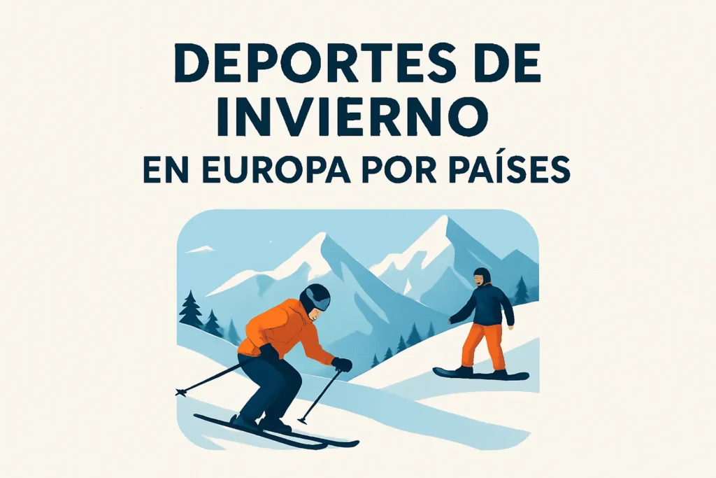 deportes de invierno en Europa por países