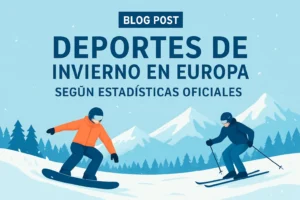 deportes de invierno en Europa según estadísticas oficiales