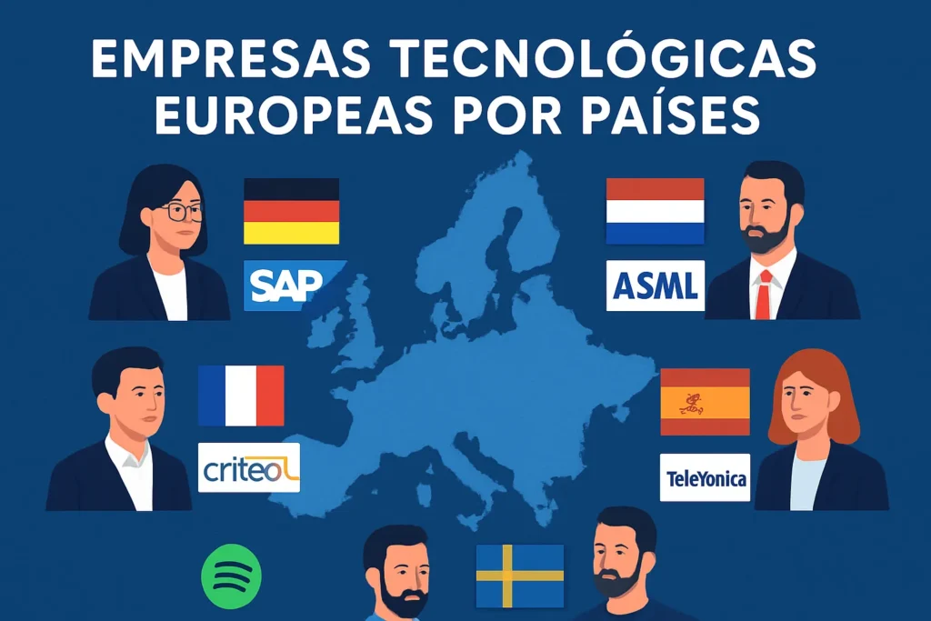 empresas tecnológicas europeas por países