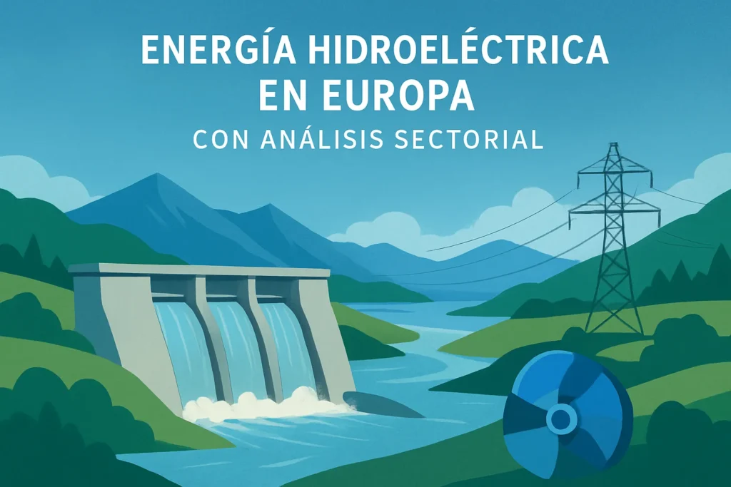 energía hidroeléctrica en Europa con análisis sectorial