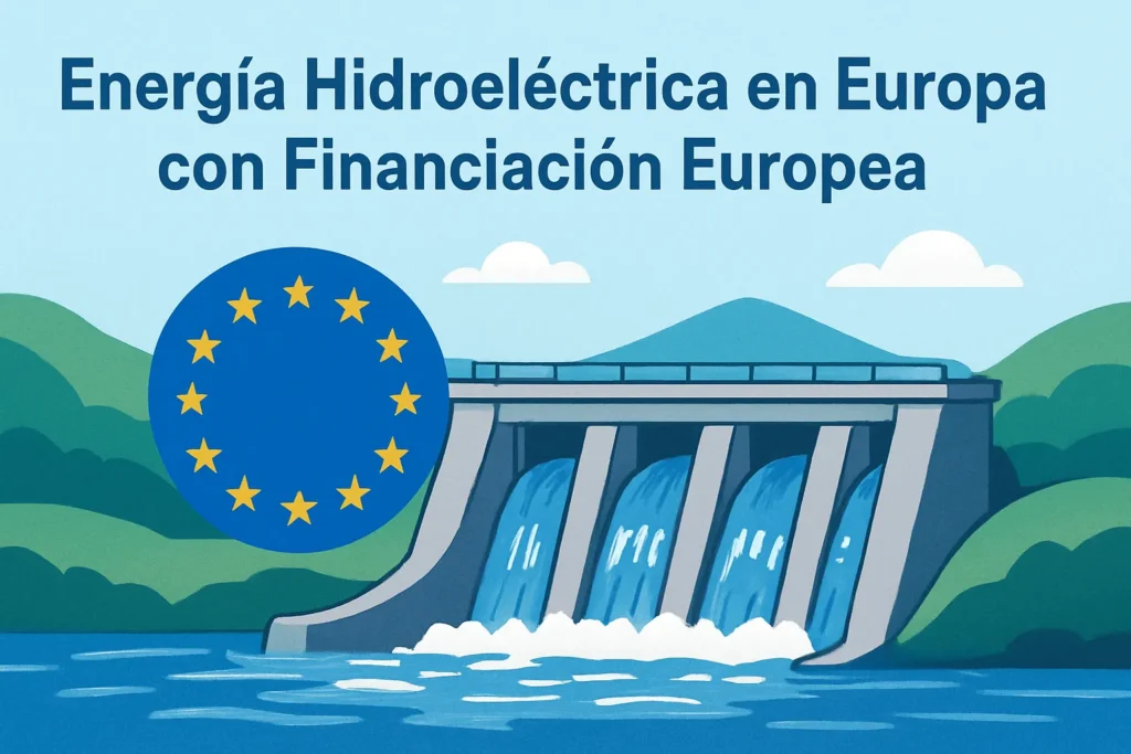 energía hidroeléctrica en Europa con financiación europea