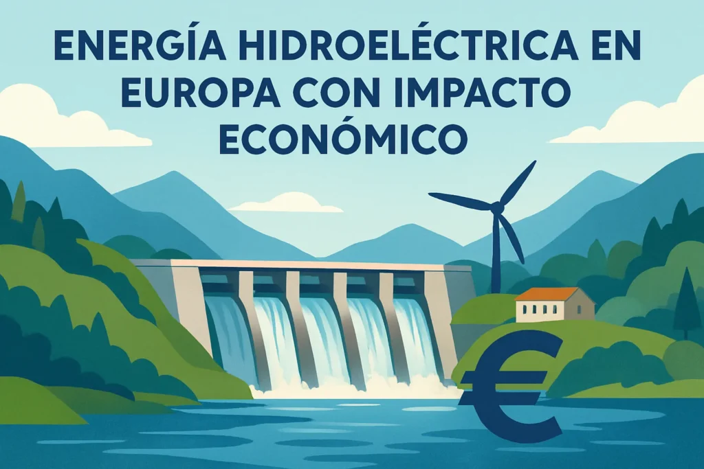 energía hidroeléctrica en Europa con impacto económico