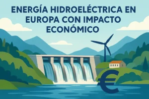 energía hidroeléctrica en Europa con impacto económico