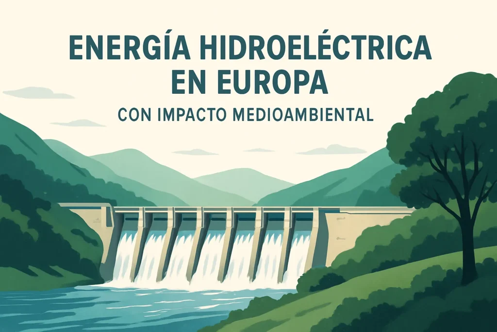energía hidroeléctrica en Europa con impacto medioambiental
