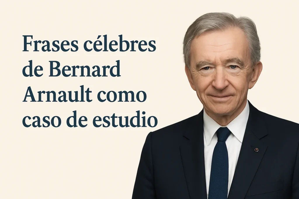 frases célebres de Bernard Arnault como caso de estudio