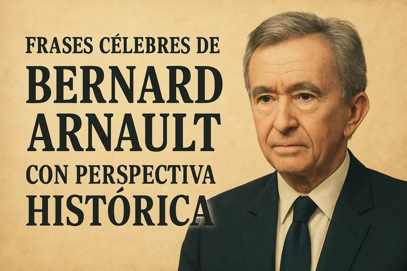 frases célebres de Bernard Arnault con perspectiva histórica