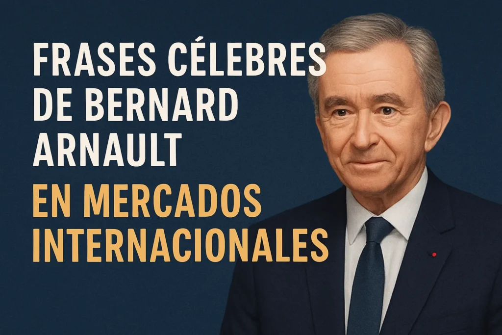 frases célebres de Bernard Arnault en mercados internacionales