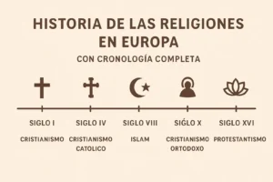 historia de las religiones en Europa con cronología completa