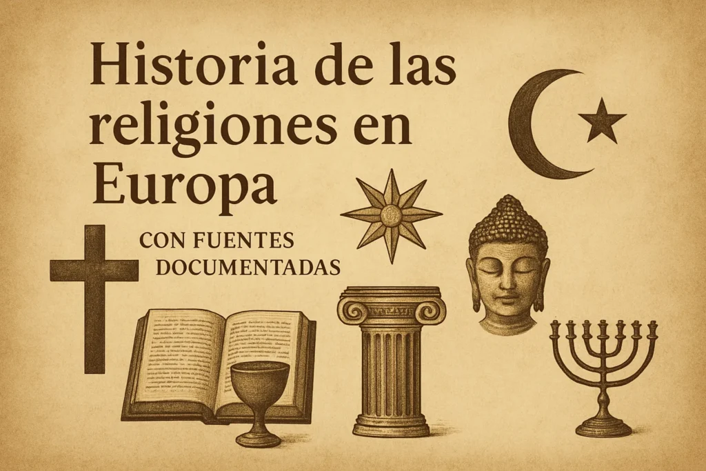 historia de las religiones en Europa con fuentes documentadas