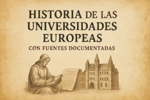 historia de las universidades europeas con fuentes documentadas
