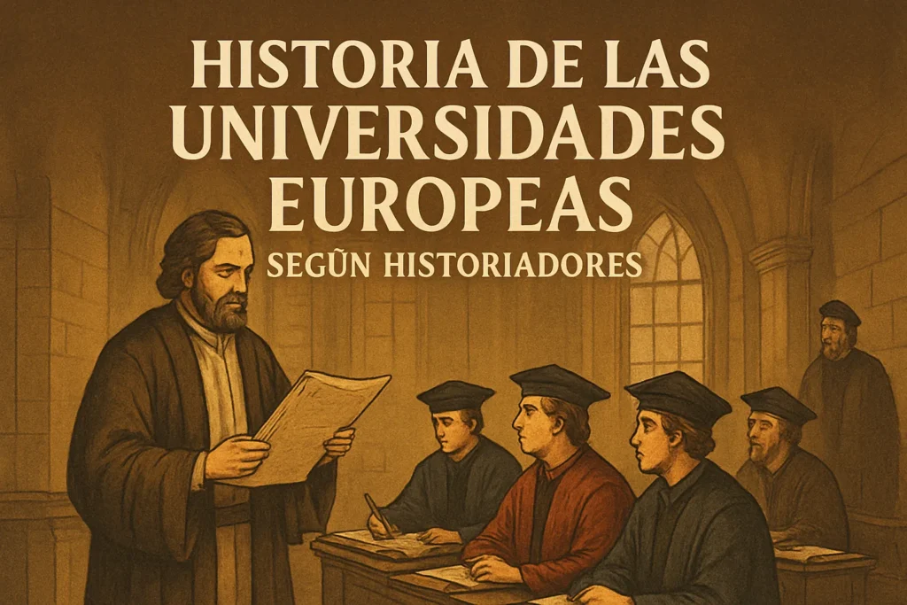 historia de las universidades europeas según historiadores