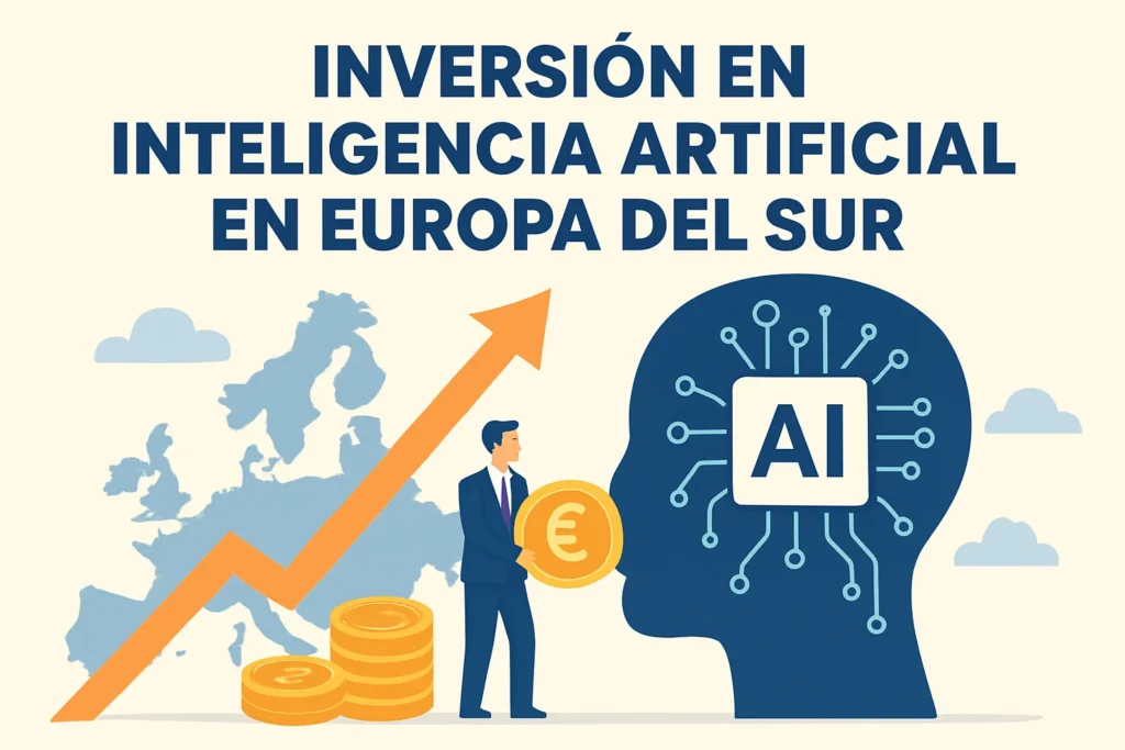 inversión en inteligencia artificial en Europa en Europa del Sur
