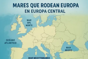 mares que rodean Europa en Europa Central