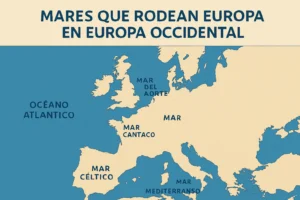mares que rodean Europa en Europa Occidental