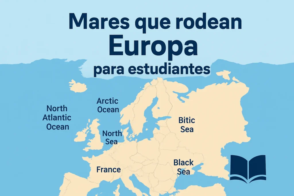 mares que rodean Europa para estudiantes