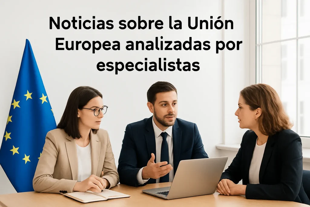 noticias sobre la Unión Europea analizadas por especialistas
