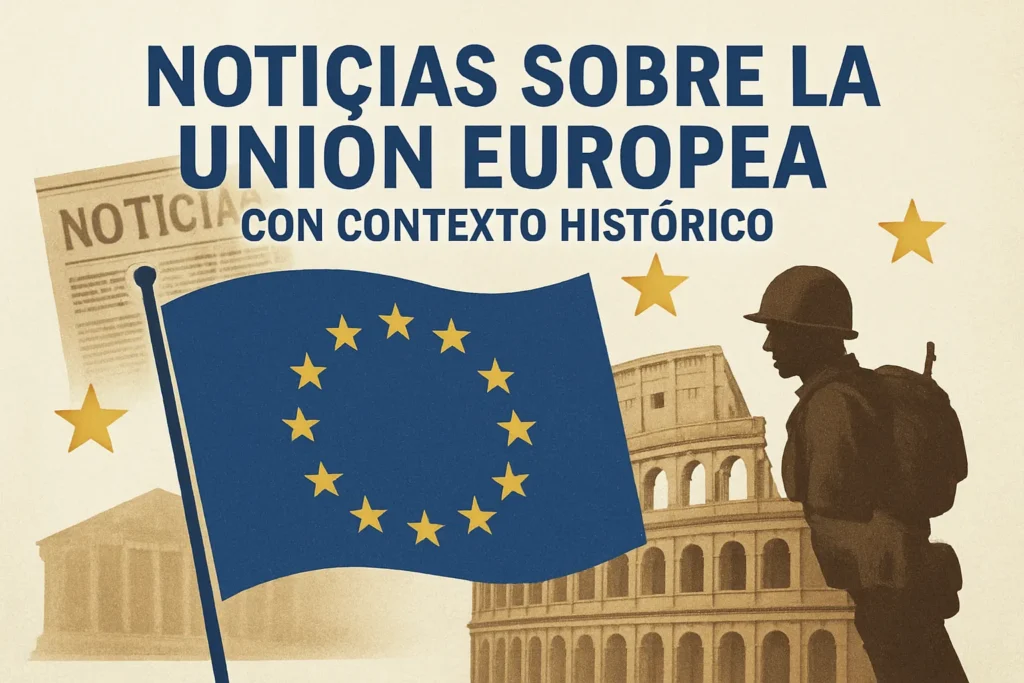 noticias sobre la Unión Europea con contexto histórico