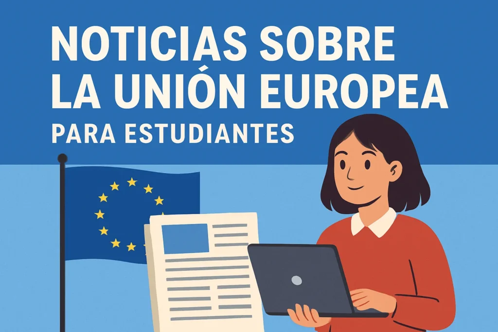 noticias sobre la Unión Europea para estudiantes