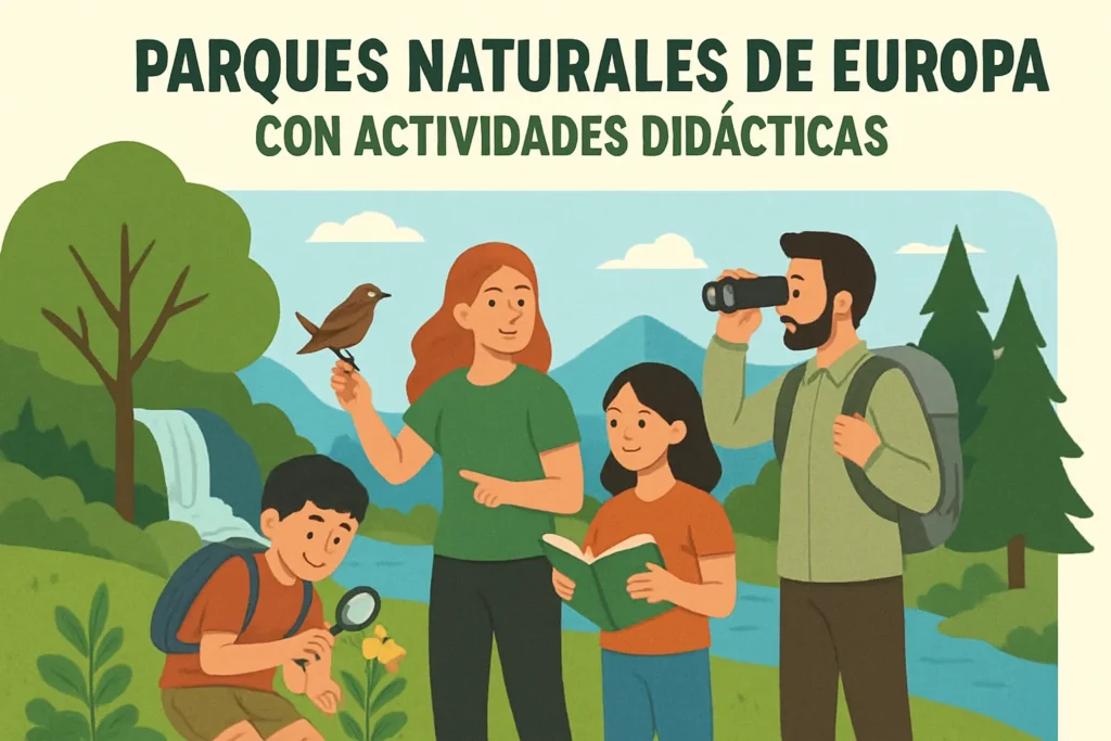 parques naturales de Europa con actividades didácticas