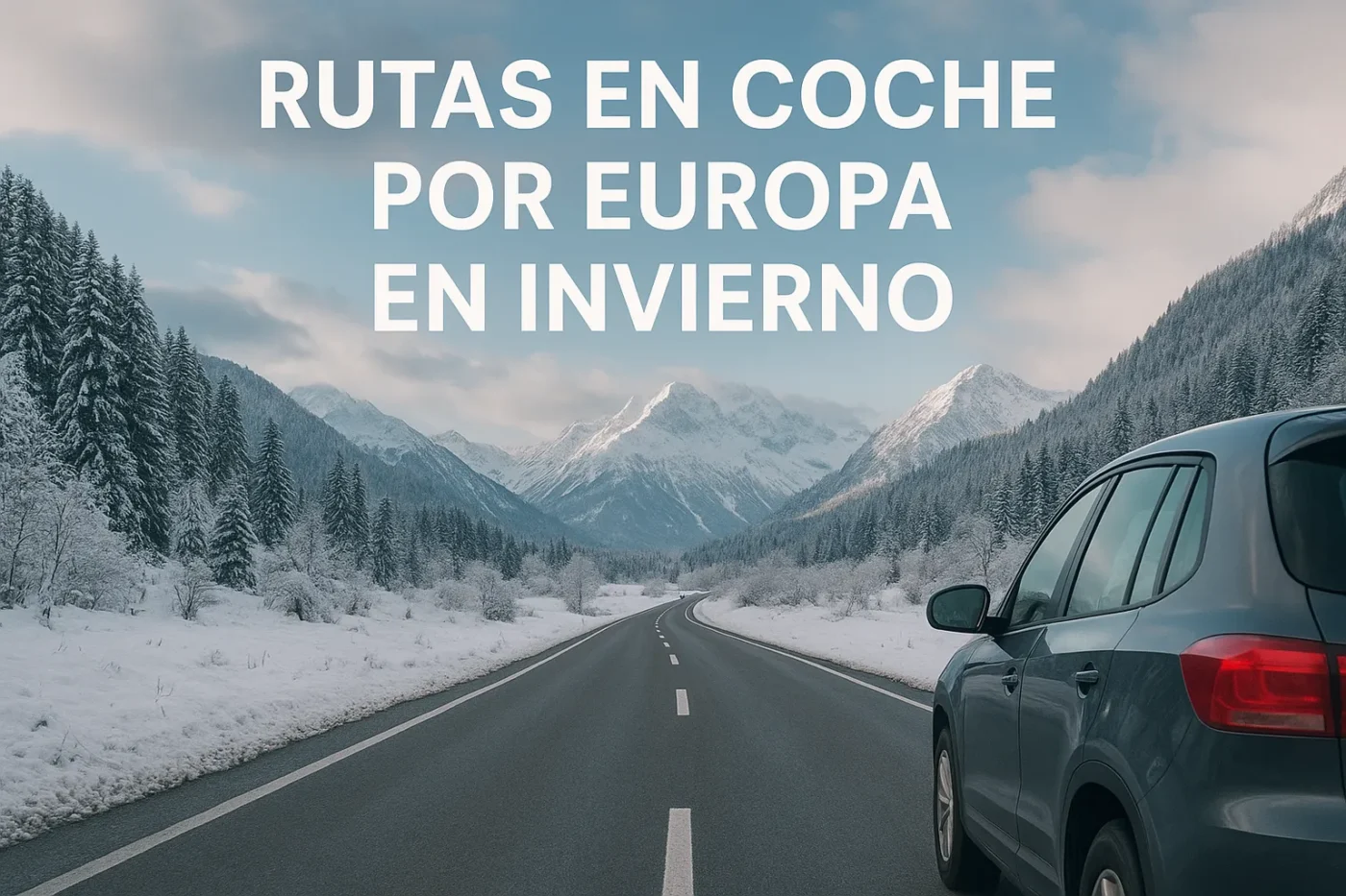 rutas en coche por Europa en invierno