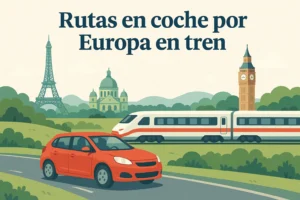 rutas en coche por Europa en tren