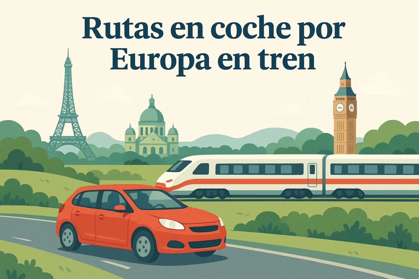rutas-en-coche-por-Europa-en-tren - Europa News 24h rutas en coche por Europa en tren